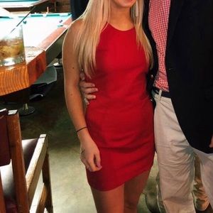 Boutique red dress worn once